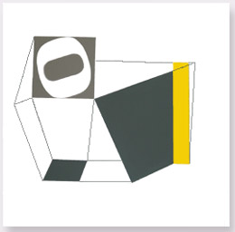 Ermanno Leinardi 1977 - acrilico su tela cm 90 x 90